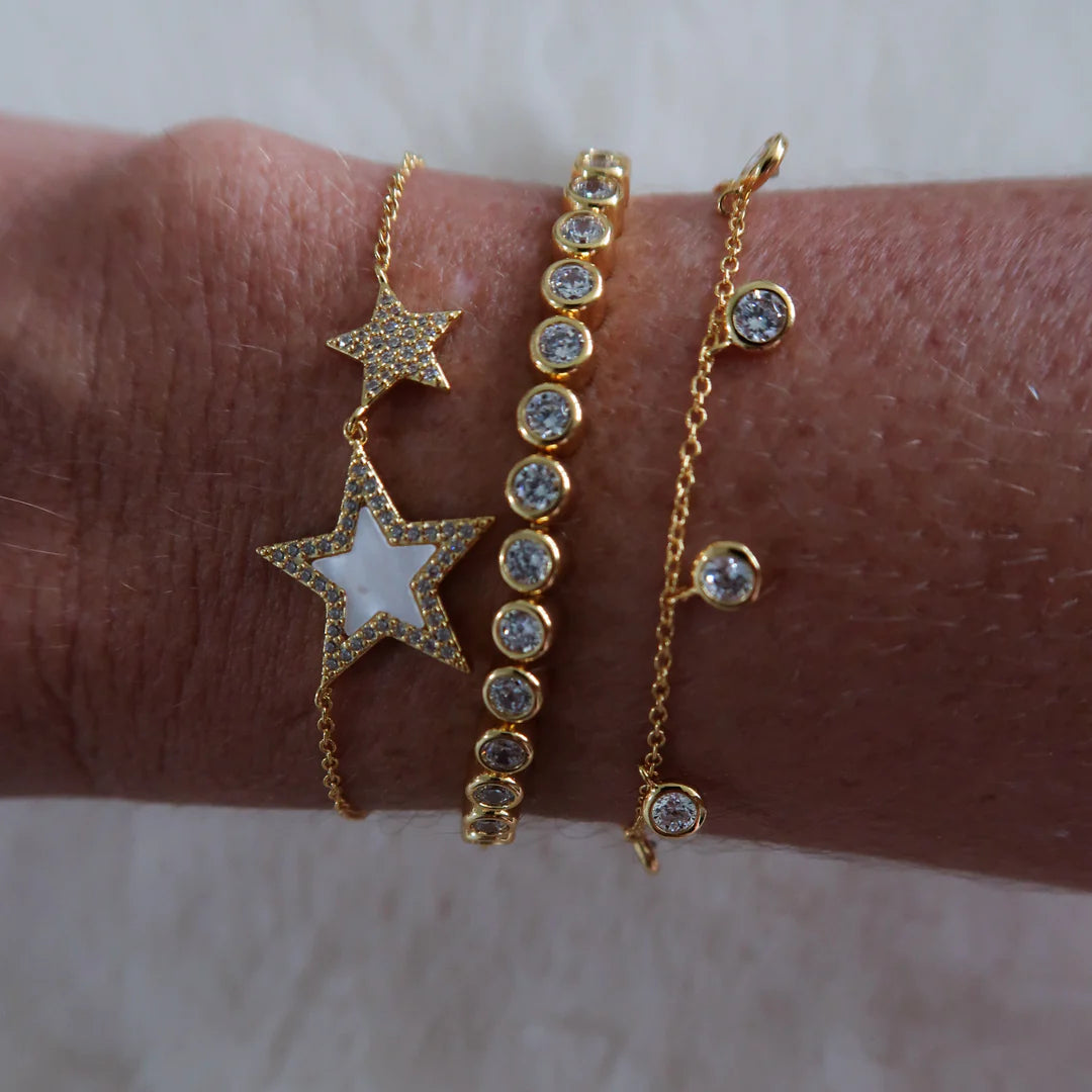 Bezel Tennis Brazalet